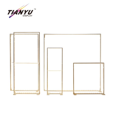 TIANYU Box Aluminium Modular Frame Strip Light Profile Led Retractable Trade Show Display