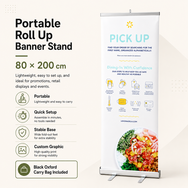 TIANYU Retractable Trade Show Display Electric Roll up 80 200 Banner Stand