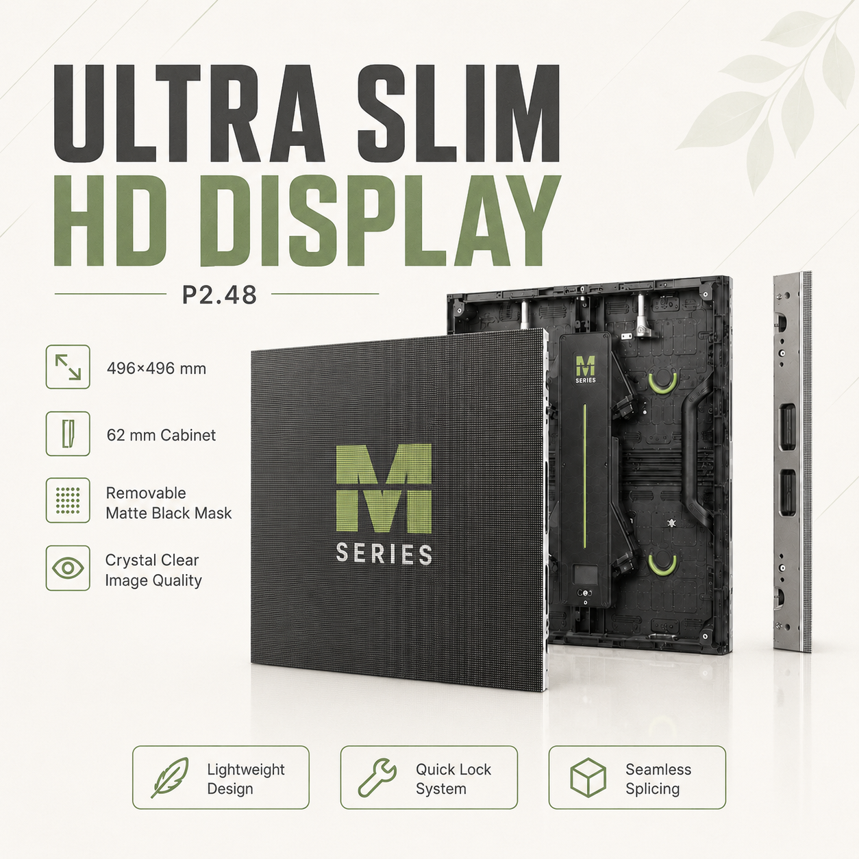 TIANYU P 2.48 Led Screen Panels Video Wall for Sale