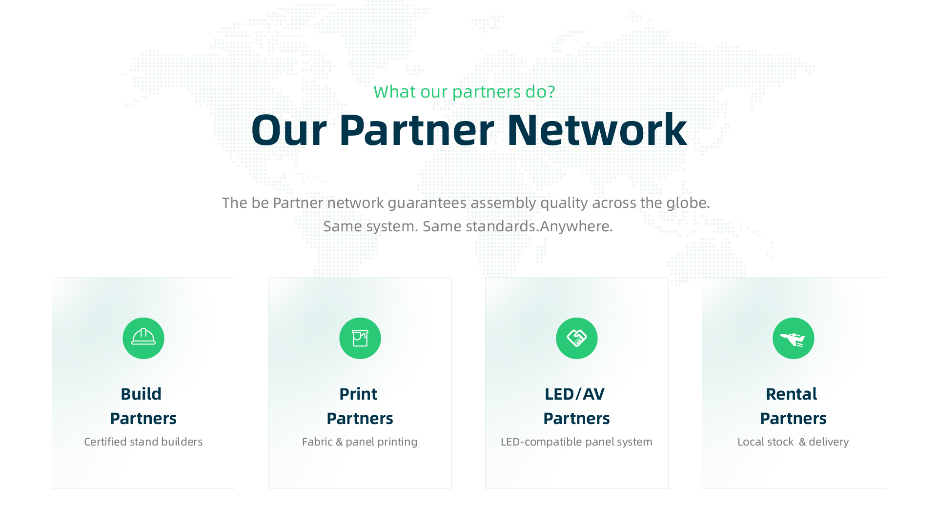What our partners do? Our Partner Network
