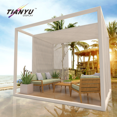 Tianyu Outdoor Sun House Aluminum Wedding Party Gazebo Garden Sustainable Louvered Pergola