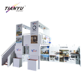 5x9m Custom Design Aluminum Double Deck Trade Show Stand