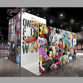 TIANYU Advertising Aluminum Frame Seg Anime Fabric Gem Light Box Booth Exhibition Displays