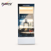 Lightweight Modular Aluminum Profile Display Rack Backlit Retail Stand Easy Install Perforated Frame Custom Graphic Showcase