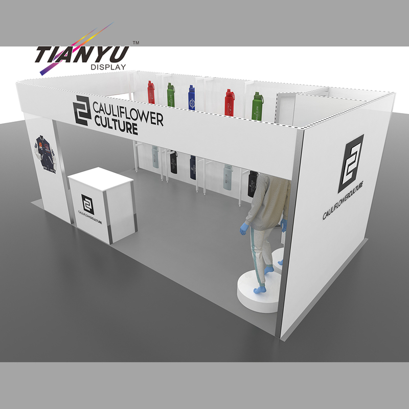 Tianyu Fashion Expo Garment Clothing Stand Event Vendor Exhibition Booth Display Clothes 4x3 Fast