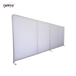 TIANYU Steel Advertising Led Arch Tension Backdrop 8x8 Polyester Cotton Fabric Banners Banner Stand Display