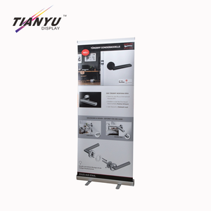 TIANYU Retractable Trade Show Display Electric Roll up 80 200 Banner Stand