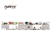 TIANYU China Exhibition Booth Blender Construction Design Company Exhibition Stand Contractor Trade Show Display with Shelves